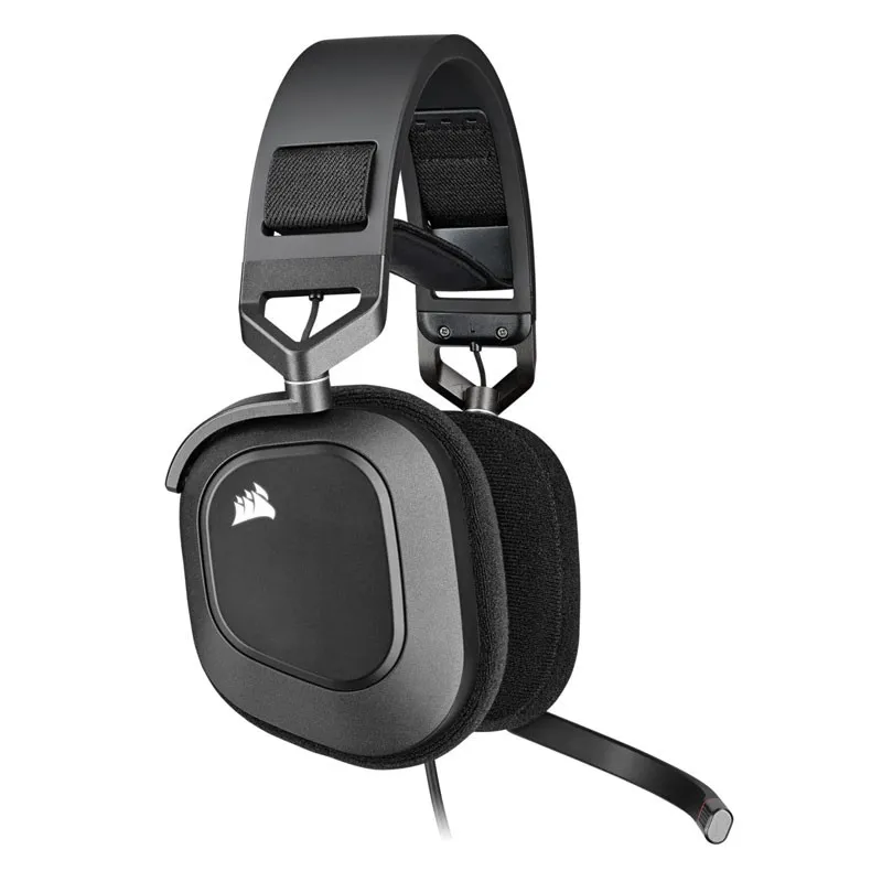 Auricular Corsair Stereo Corsair Hs80 RGB USB Carbon Ca-9011237-eu
