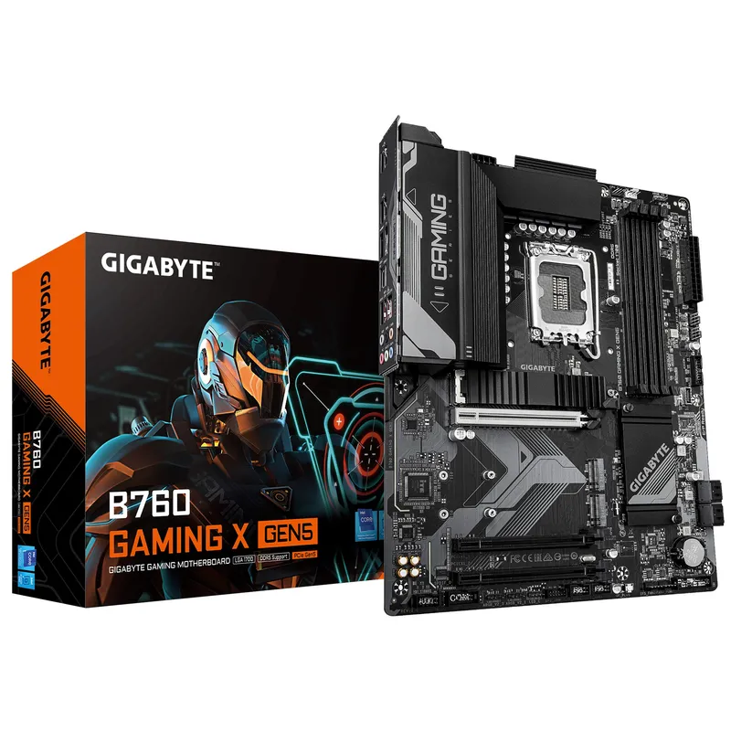 Pb S1700 Gigabyte B760 Gaming X 4ddr5 Pcie4 4sata3 M2 LAN HDMI DP ATX