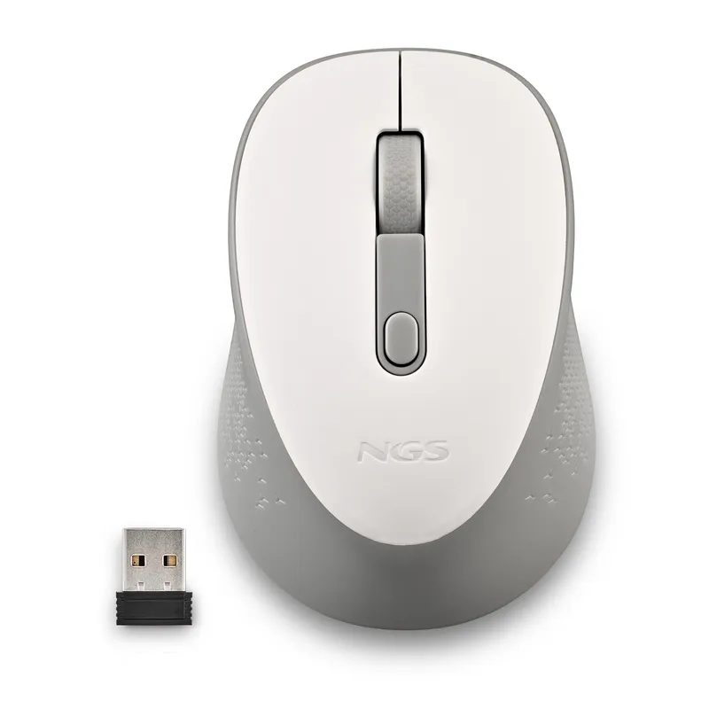 Raton NGS Inalambrico DEW White Nano USB