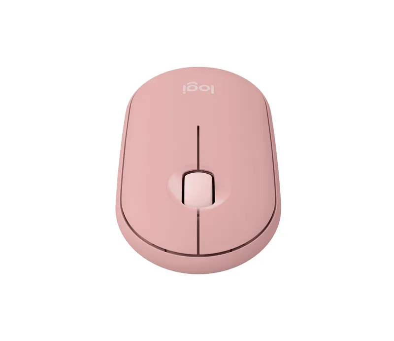 Raton Logitech Inalambrico M350s USB Pebble Rosa 910-007014