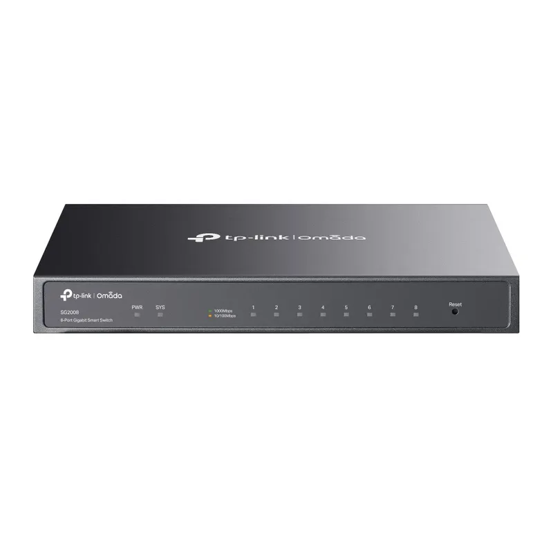 TP-LINK_OMADA SWITCH TP LINK OMADA 8P SG2008 SEMIGESTIONABLE 8x1G