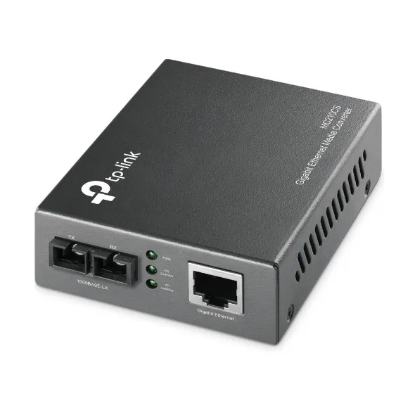 Tp-link_omada Convertidor Fibra Tp-link Omada Mc210cs Rj45giga A Fibra Monomodo SC 1000MB 15KM