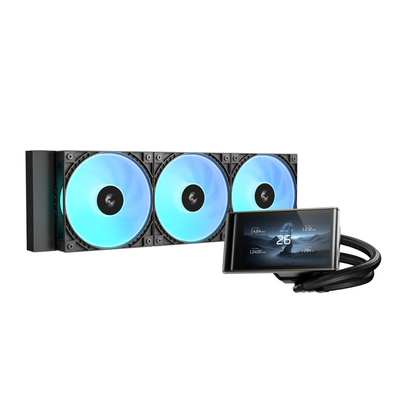 Refrigerador Liquido CPU Deepcool Lt360 Vision Argb R-lt360visionbkammc-g-1