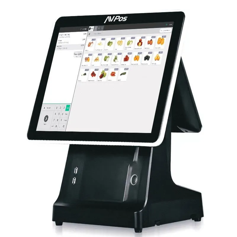 Tpv Avpos K6000 15 Tactil I5 8GB Ssd128gb Impre 2 Monit 3YR Avp-k6000b-i5-8128p