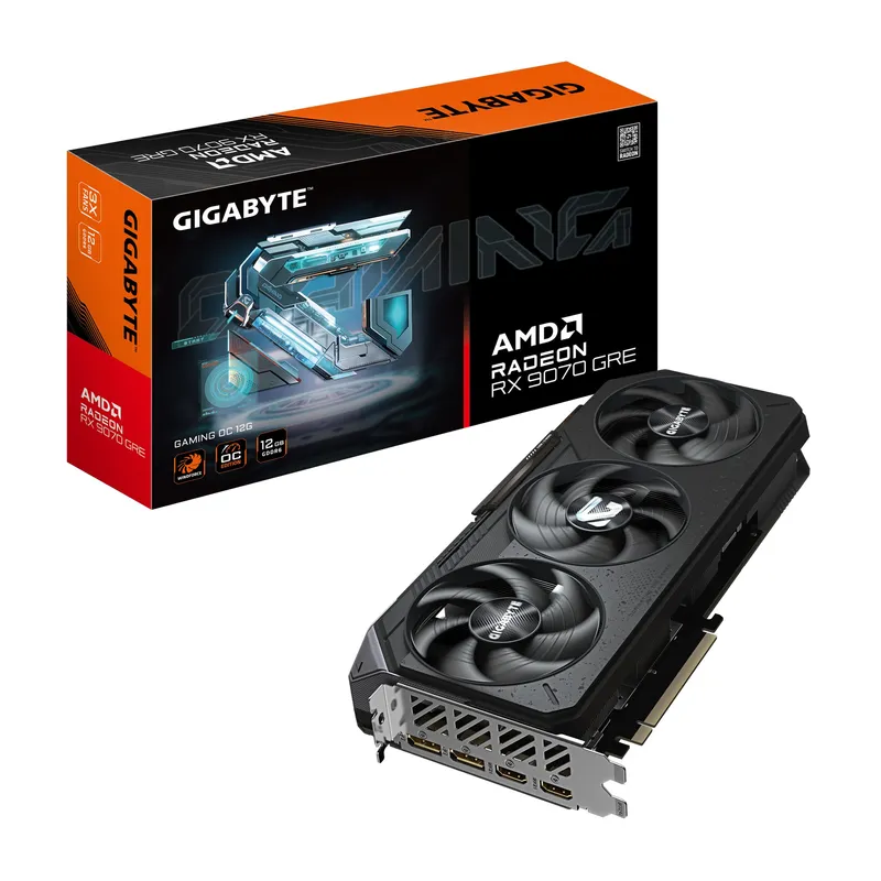 VGA Pci-ex Radeon Gigabyte Rx9070 GRE Gaming OC 12G Gddr6x Pcie5 2HDMI 2DP 3VEN