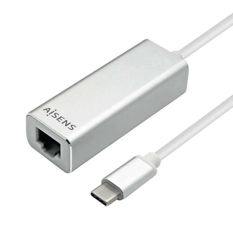 Adaptador RED Aisens USB 3.1 Gen1 Usb-cm Rj45h 1000MBPS 15CM A109-0341 - foto 2