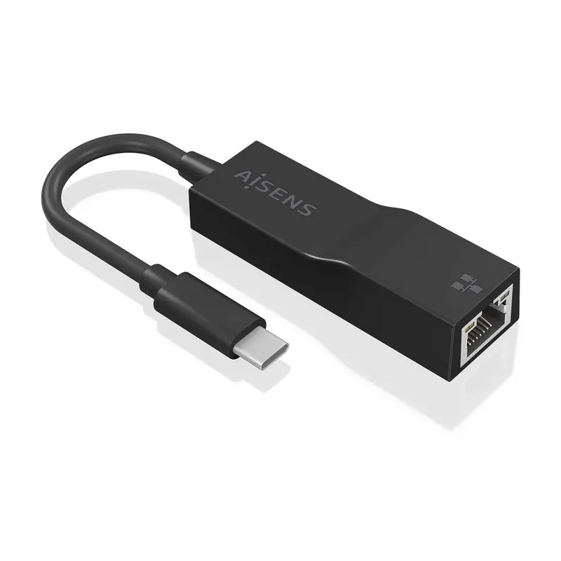Conversor USB 3.1 Gen1 Usb-c A Ethernet Gigabit Negro 11CM Aisens A109-0765 - foto 2