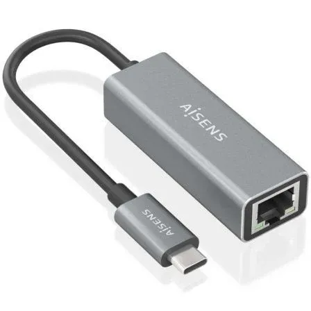 Conversor Usb3.1 Gen1 Usb-c A Ethernet Gris 15CM Aisens A109-0898