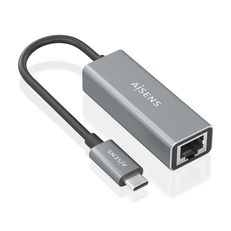Conversor Usb3.1 Gen1 Usb-c A Ethernet Gris 15CM Aisens A109-0898 - foto 2