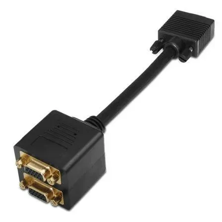 Cable Bifurcador Svga(3c+9) Hdb15m-2xhdb15h ORO 20 CM Aisens A113-0080