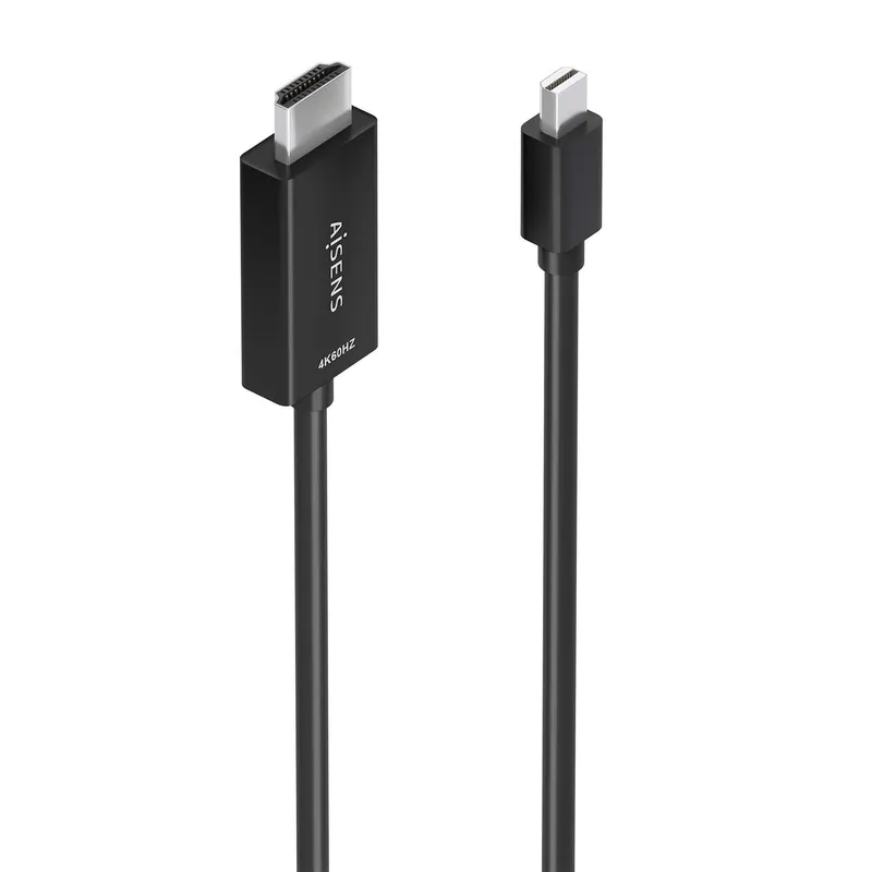 Cable Conversor Mini DP A HDMI 4k60hz Mini Dpm-hdmim Negro 0.6m Aisens A125-0885 - foto 2