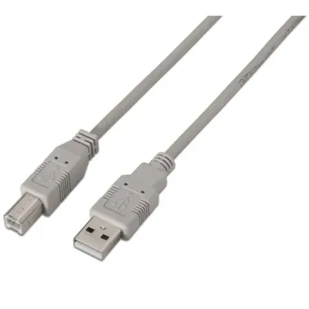 Cable USB 2.0 Impresora Tipo Am-bm Beige 3.0m Aisens A101-0003