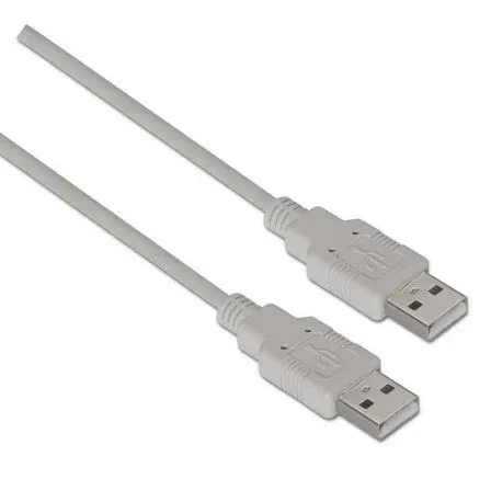 Cable USB 2.0 Tipo Am-am Beige 1.0m Aisens A101-0021
