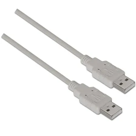 Cable USB 2.0 Tipo Am-am Beige 2.0m Aisens A101-0022
