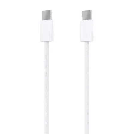 Cable USB 2.0 Tipo-C Aisens A107-0855/ USB Tipo-C Macho - USB Macho/ Hasta 60W/ 480Mbps/ 1m/ Blanco
