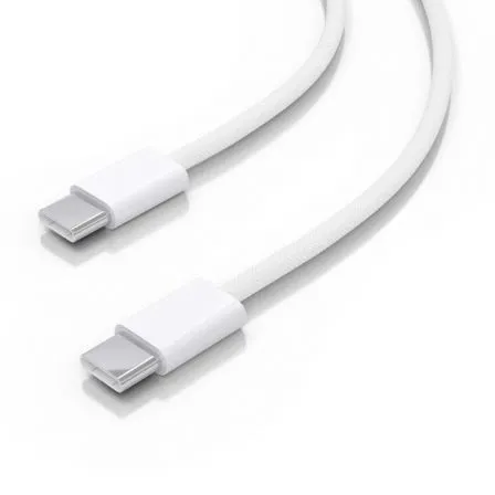 Cable USB 2.0 Tipo-C Aisens A107-0855/ USB Tipo-C Macho - USB Macho/ Hasta 60W/ 480Mbps/ 1m/ Blanco - foto 3