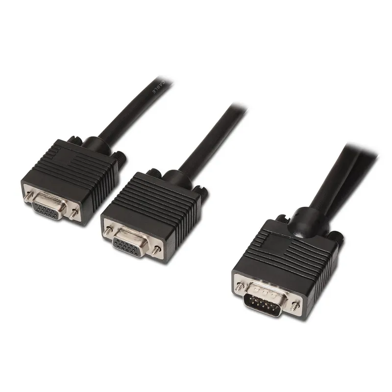 Cable Bifurcador Svga Hdb15m-2xhdb15h Negro 45 CM Aisens A113-0081 - foto 2