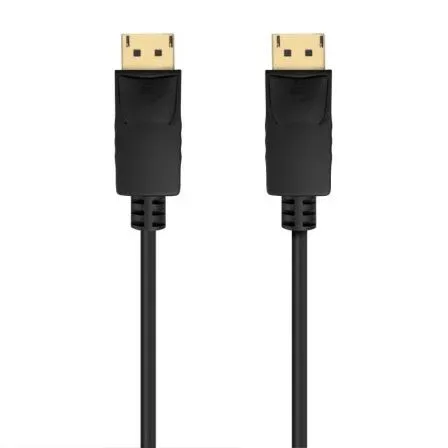 Cable Displayport V1.2 CCS 4k60hz Dpm-dpm Negro 0.5m Aisens A124-0737