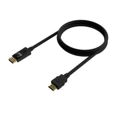 Cable Conversor Aisens A125-0551/ DisplayPort Macho - HDMI Macho/ Hasta 5W/ 2300Mbps/ 1.5m/ Negro - foto 2