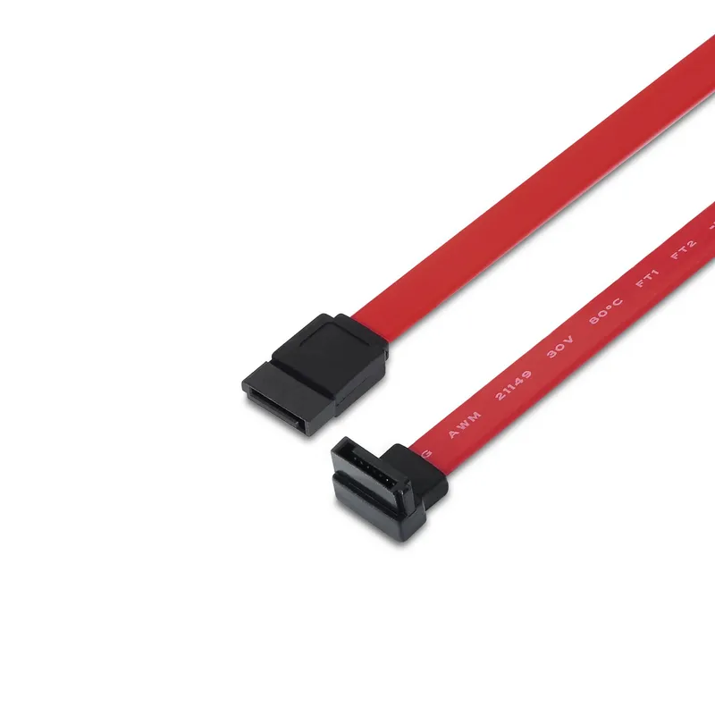 Cable SATA III Datos 6G Datos Acodado Rojo 0.5m Aisens A130-0155 - foto 2
