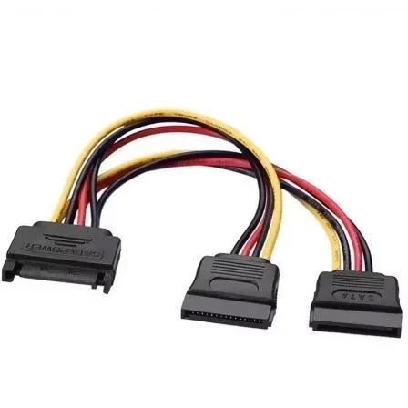 Cable SATA Alimentacion Satam-2xsatah 20CM Aisens A131-0353
