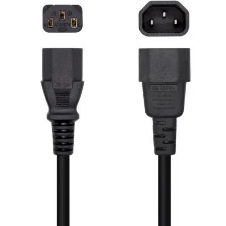 Cable Alimentacion CPU C13h-c14m Negro 3.0m Aisens A132-0466