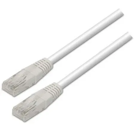 Cable RED Latiguillo RJ45 Cat.5e UTP Awg24 Blanco 5.0m Aisens A133-0200