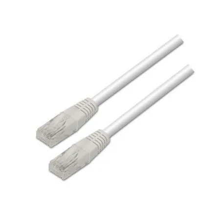 Cable RED Latiguillo RJ45 Cat.6 UTP Awg24 Blanco 3.0m Aisens A135-0252