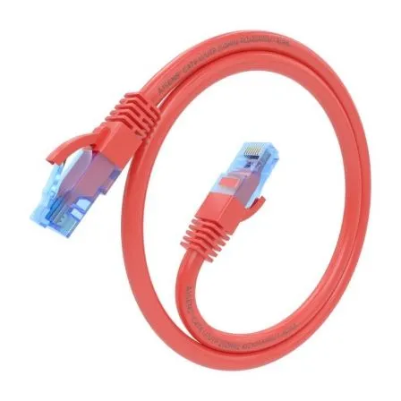Cable de Red RJ45 AWG26 CCA UTP Aisens A135-0787 Cat.6/ 50cm/ Rojo - foto 2