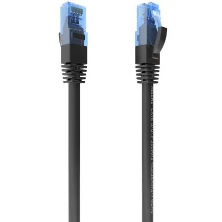 Cable RED Latiguillo RJ45 Cat.6 UTP Awg26 CCA Negro 5.0m Aisens A135-0848