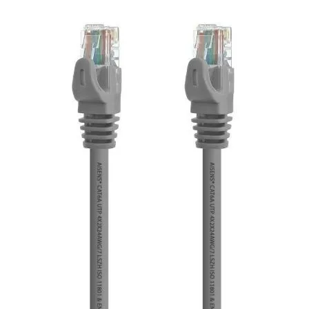 Cable RED Latiguillo RJ45 Lszh Cat.6a UTP Awg24 Gris 2.0m Aisens A145-0327