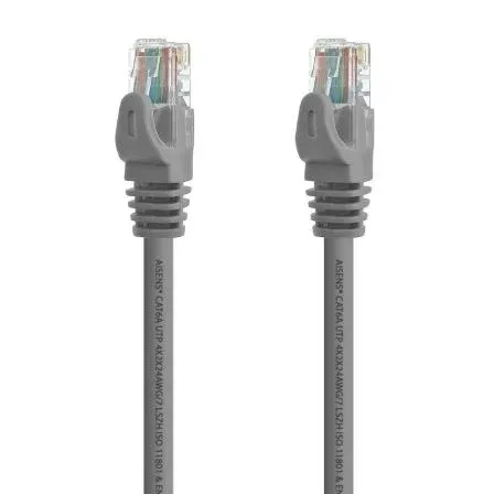 Cable RED Latiguillo RJ45 Lszh Cat.6a UTP Awg24 Gris 3.0m Aisens A145-0328