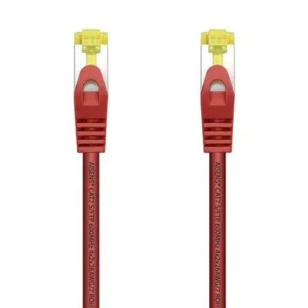 Cable RED Latiguillo RJ45 Lszh Cat.7 Sftp Awg26 Rojo 2.0m Aisens A146-0471