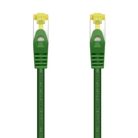Cable RED Latiguillo RJ45 Lszh Cat.7 Sftp Awg26 Verde 1.0m Aisens A146-0482