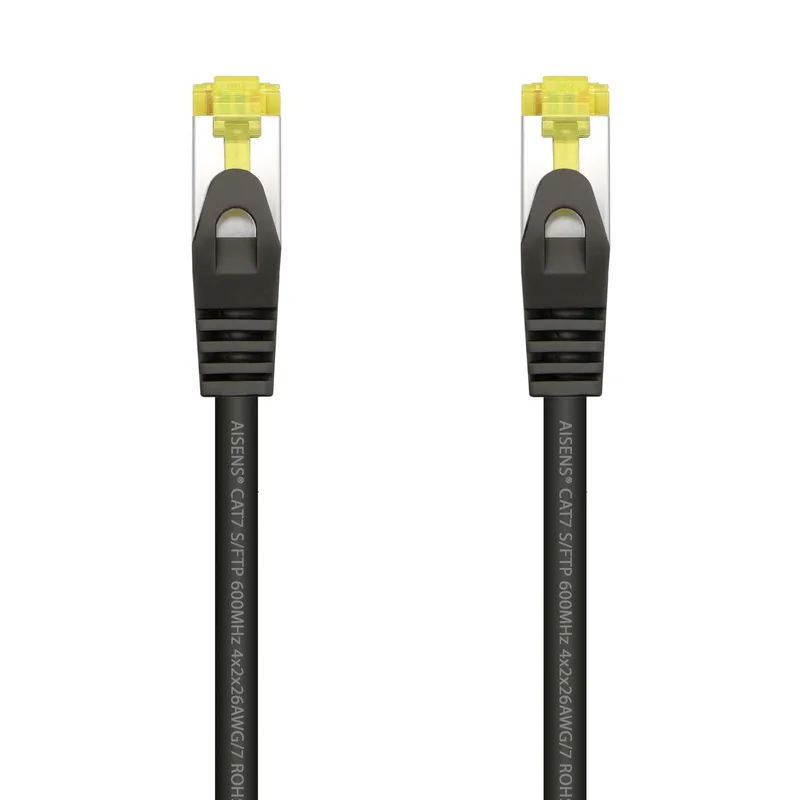 Cable RED Latiguillo RJ45 Lszh Cat.7 Sftp Awg26 Negro 0.5m Aisens A146-0485 - foto 2