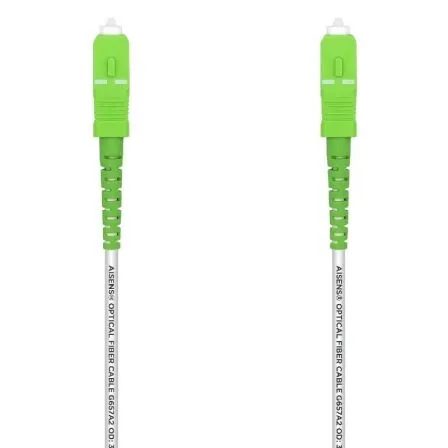 Cable Fibra Optica G657a2 9-125 SX DCA Lszh Sc-apc Blanco 5.0m Aisens A152-0496