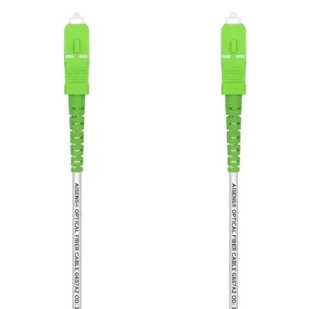Cable Fibra Optica G657a2 9-125 SX DCA Lszh Sc-apc Blanco 15M Aisens A152-0499