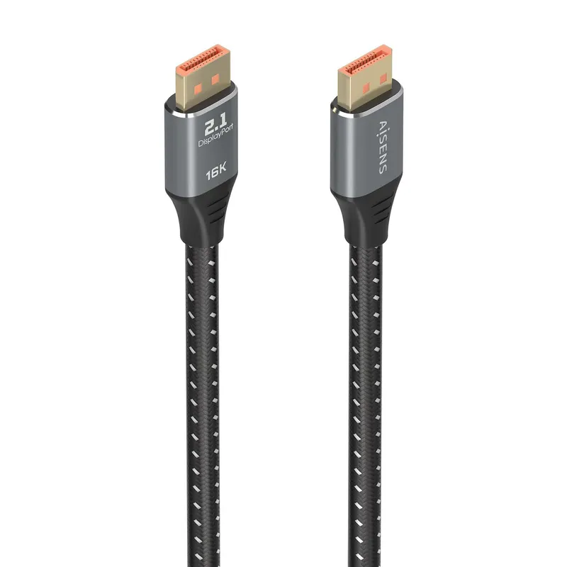Cable Displayport V2.1 16k60hz 80GBPS Dpm-dpm Negro 1.0m Aisens A158-0901 - foto 2