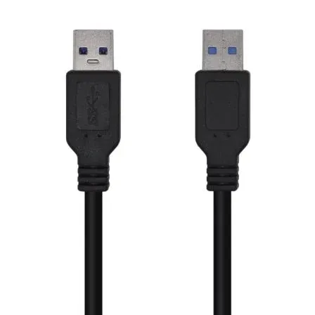 Cable USB 3.0 Tipo Am-am Negro 2.0m Aisens A105-0447