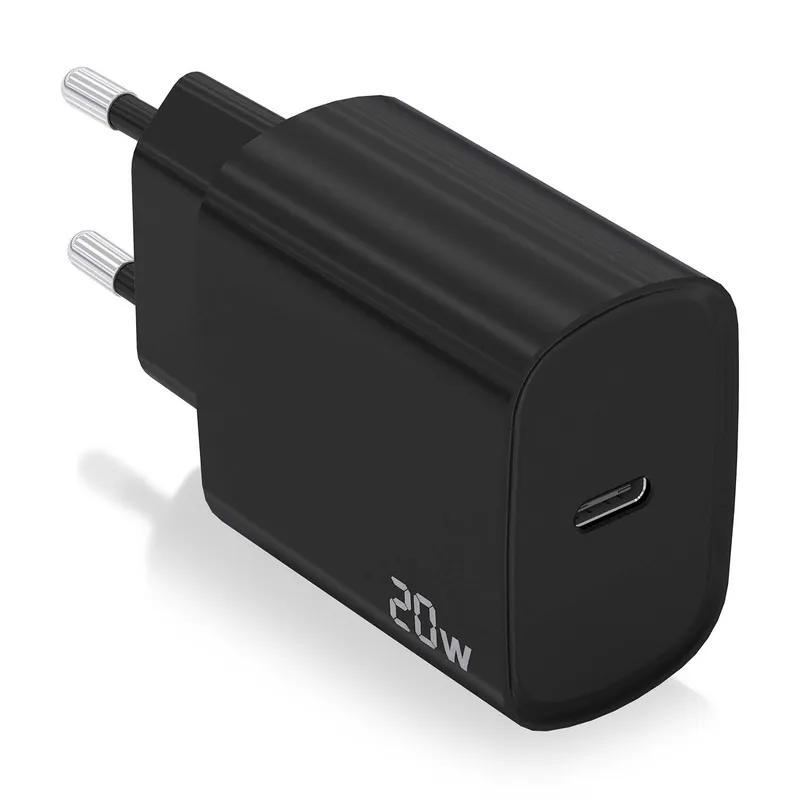 CARGADOR USB-C PD3.0 1 PUERTO 1xUSB-C 20W NEGRO AISENS A110-0753 - foto 2