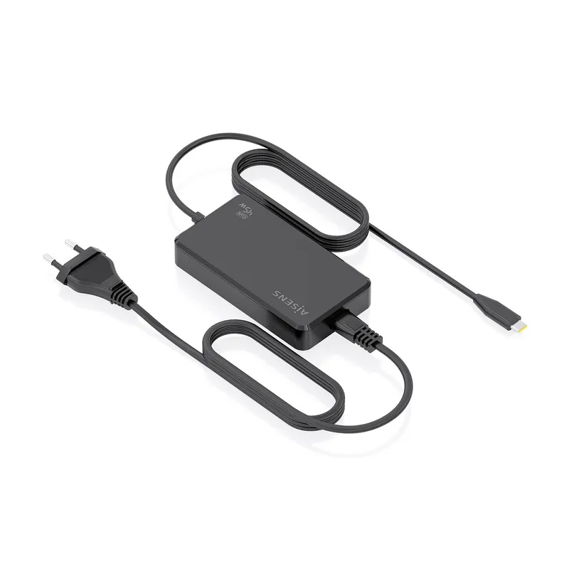 CARGADOR DE SOBREMESA GaN 45W PD3.0 1XUSB-C 1.8M NEGRO AISENS ASCH-1PD45D067-BK - foto 2