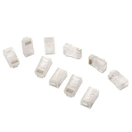 Conector RJ45 8 Hilos Cat.6 Awg24 (10 Uds) Aisens A139-0297