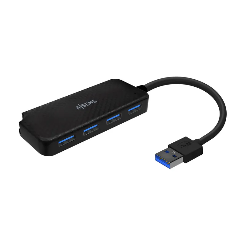 Hub USB 3.0 Tipo Am-4xtipo AH Negro 15CM Aisens A106-0713 - foto 2
