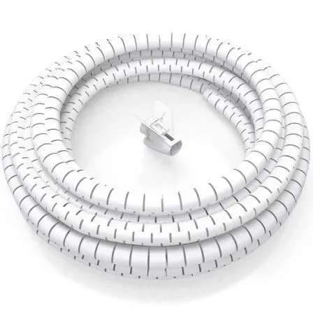 Organizador DE Cable EN Espiral 25MM Blanco 3.0m Aisens A151-0919