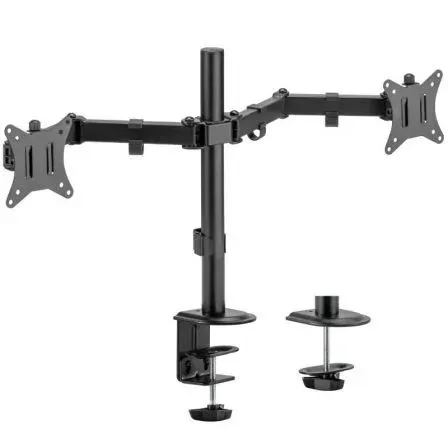 SOPORTE MESA GIRA INCL MONITOR TV 9KG 2 Brazos 17-32 NEGRO AISENS DT32TSR-149