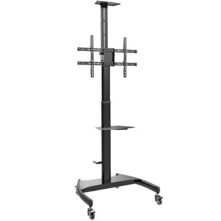 Soporte Suelo Pantalla Manivela DVD CAM 50 KG 37-70 Negro Aisens Ft70te-169