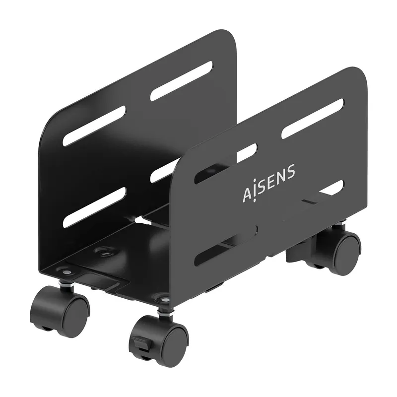 Soporte Metalico Ajustable DE Suelo para CPU Negro Aisens Mpc06-207 - foto 2