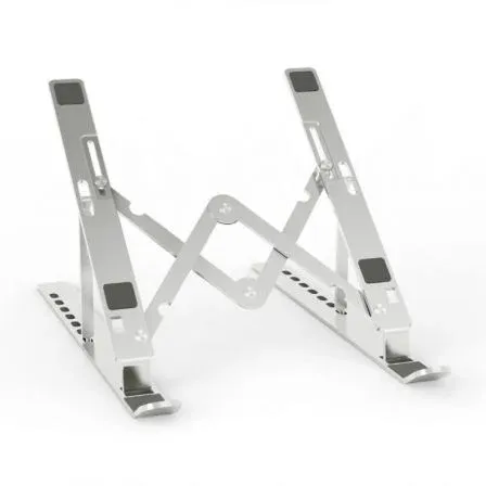 Soporte Sobremesa Ajustable para Portatil-tablet Plata Aisens Lps3m-177
