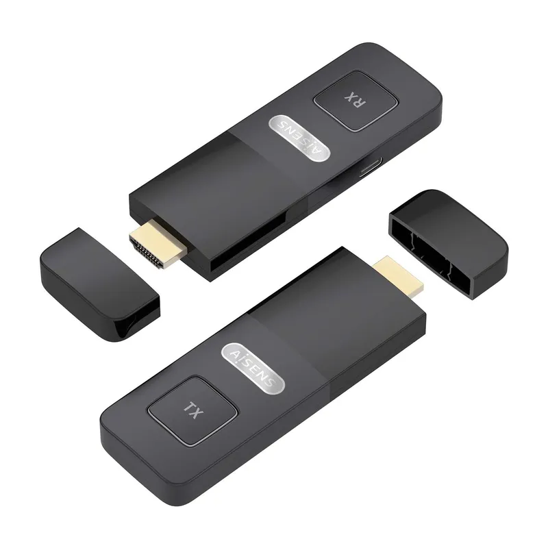 Adaptador Video HDMI Inalambrico 1080P 30M Negro Aisens Aswl-h2k30m001-bk - foto 2