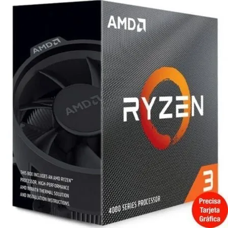 MICRO AMD AM4 RYZEN 3 4100 3.8GHZ 4MB CON COOLER Wraith Stealth 100-100000510BOX